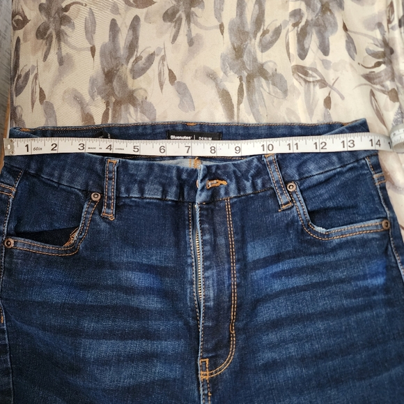NUC BLUENOTES denium jeans Selena curvy high rise skinny , size 12 - Picture 7 of 9